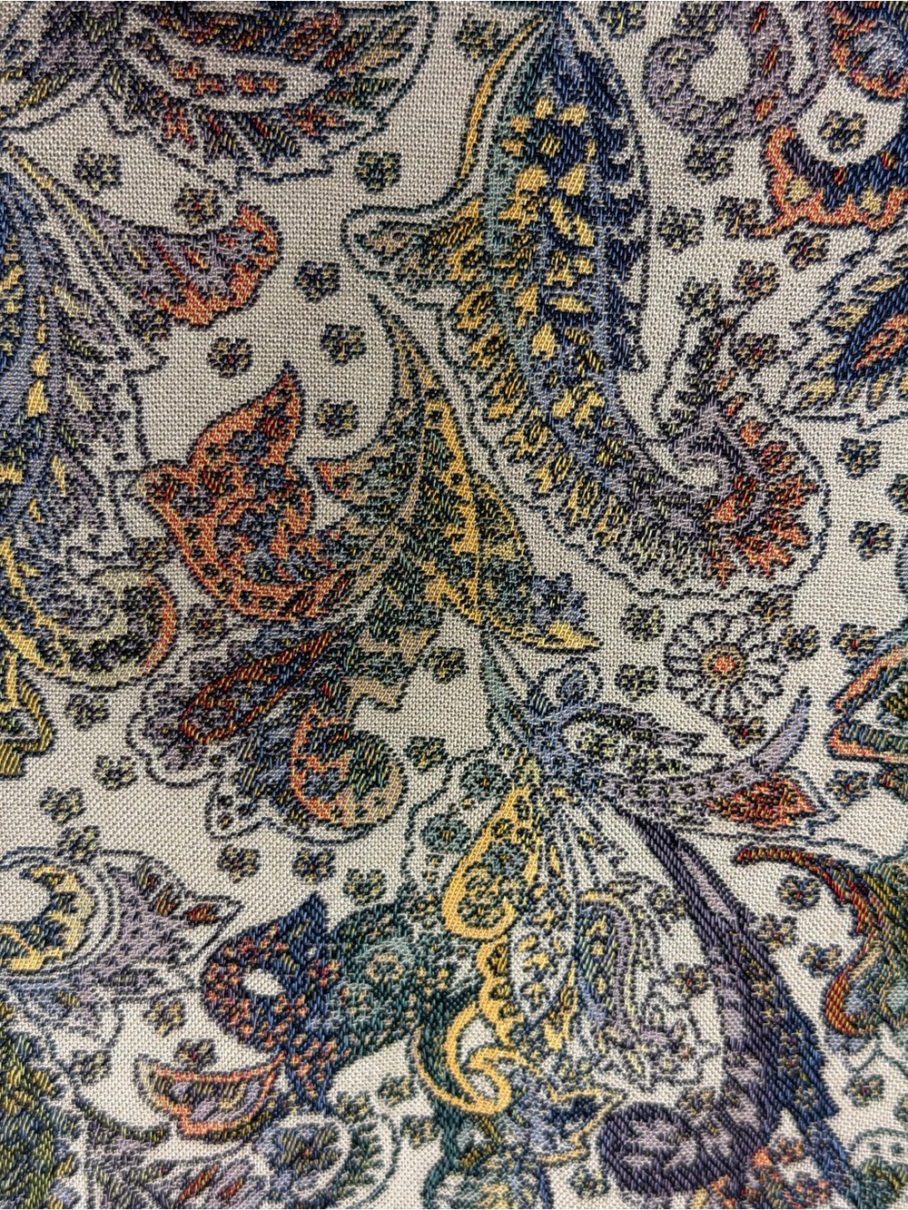 Free People Aster Jacquard Flare Trouser Pants Paisley Boho Tapestry Size 14 - Picture 14 of 15
